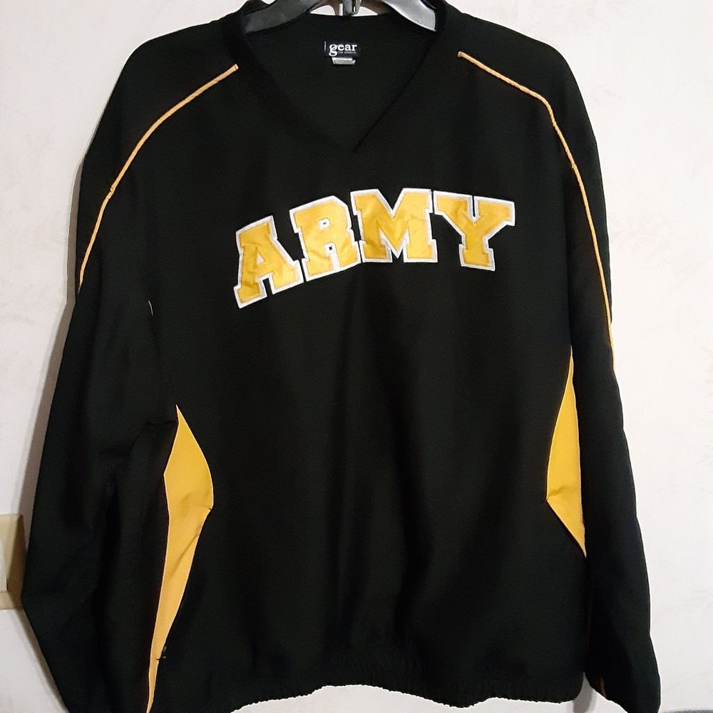 Gear for Sports Men's ARMY Pullover Windbreaker in Size L